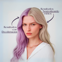 MASCARILLA HIGHTONE  COLOR LILA PASTEL
