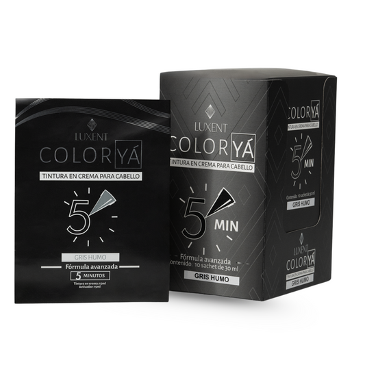 TINTE EN CREMA PARA CANAS 5 MINUTOS COLOR YA CAJA DE 10 UNIDADES X30 ML